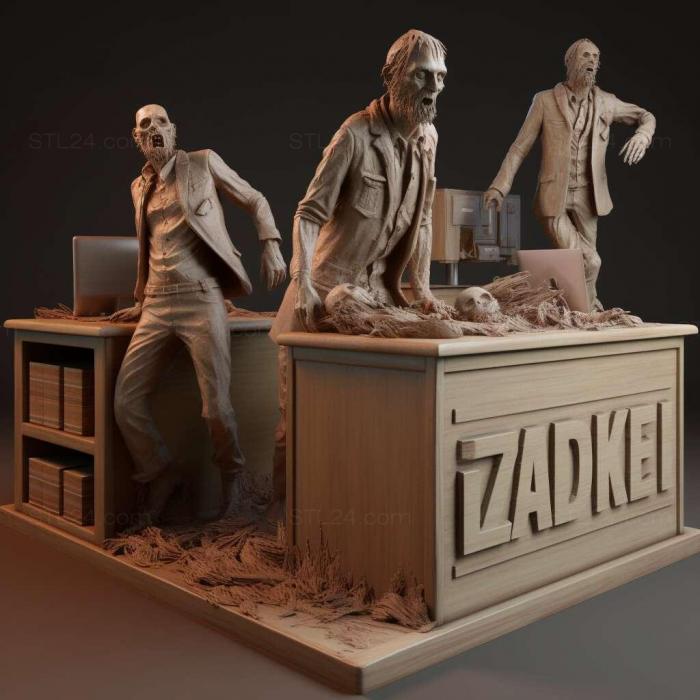 Games (Zombie Office 4, GAMES_7588) 3D models for cnc
